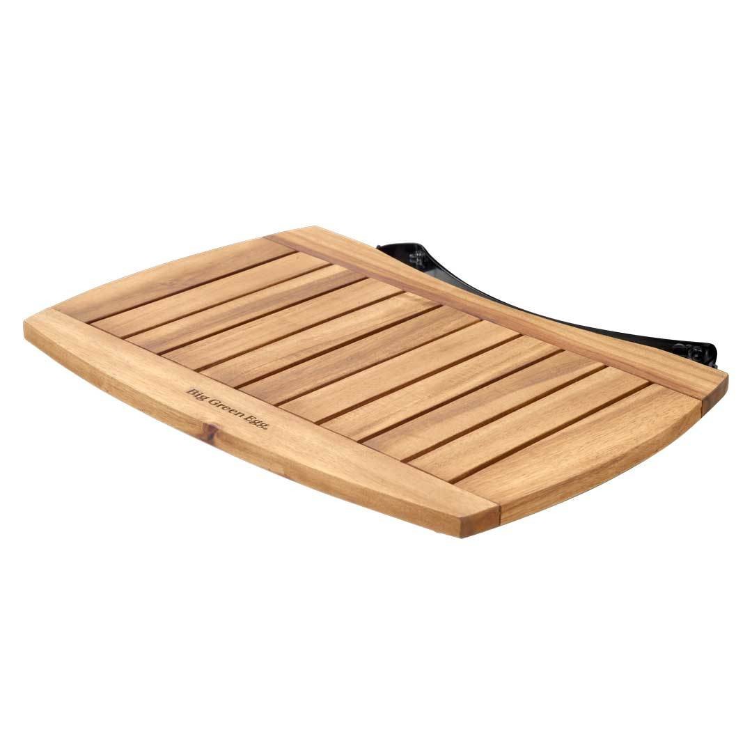 Tablettes latérales acacia pour Kamado Large Big Green Egg – Image 3