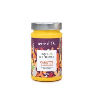 Tisane de légumes Bio, carotte et gingembre