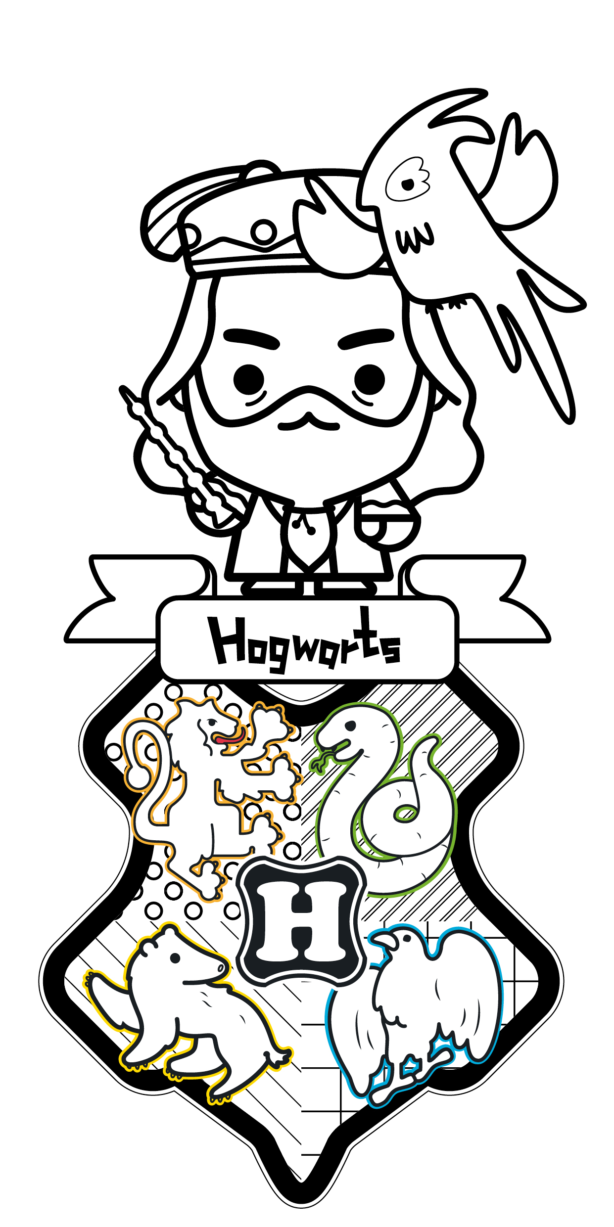 Harry Potter – Mes coloriages mignons Harry et ses amis – Image 4