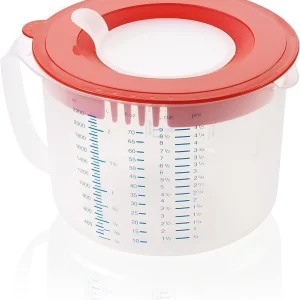 Gobelet mesureur 3-en-1 Leifheit avec bec verseur