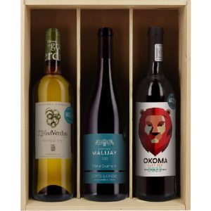 Coffret des chouchous de nos abonnés – 3 bouteilles & Caisse bois promo