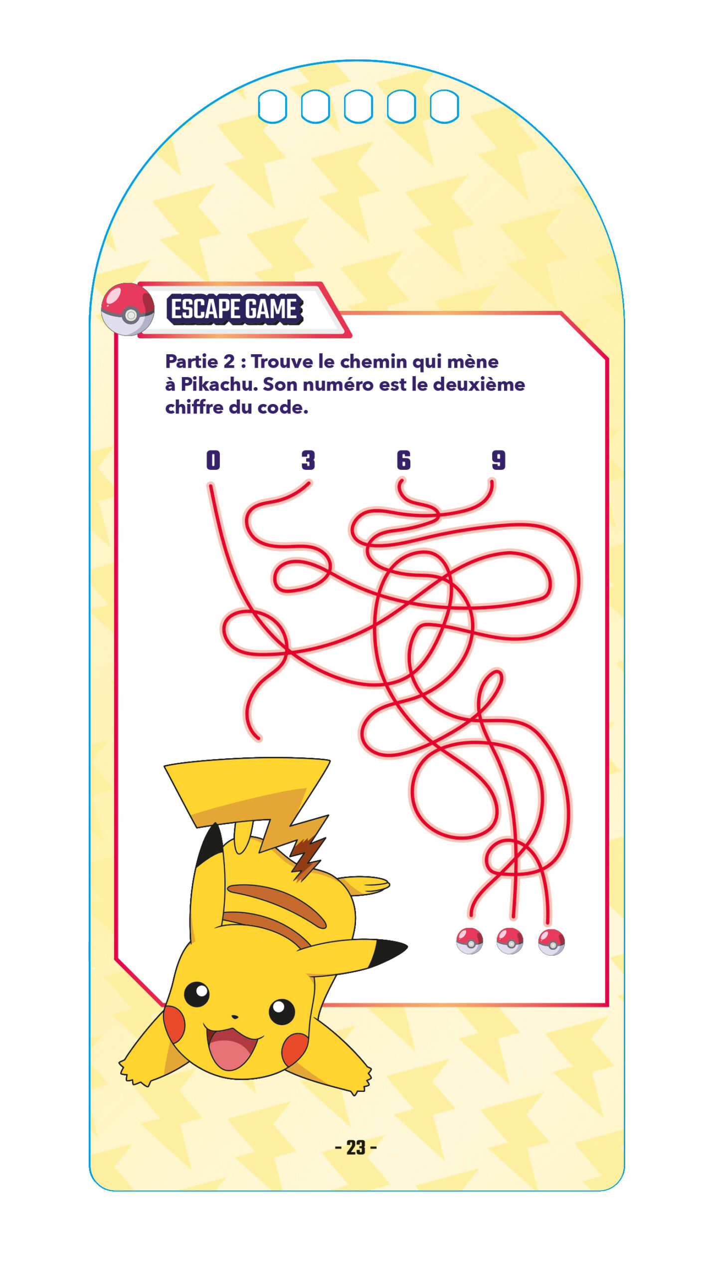 Pokémon – Mon carnet de jeux et d’activités avec stickers – Pikachu – Image 5