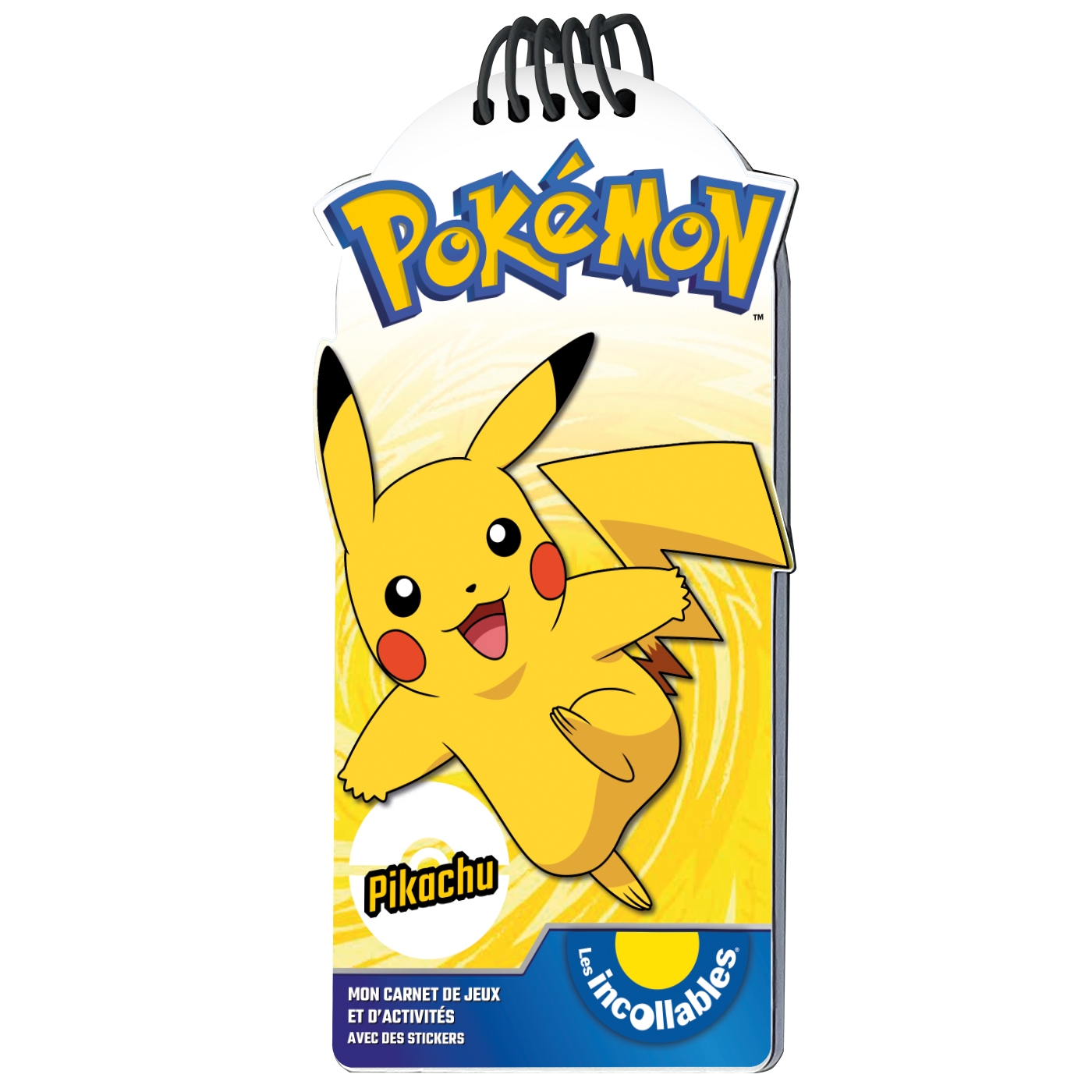 Pokémon – Mon carnet de jeux et d’activités avec stickers – Pikachu