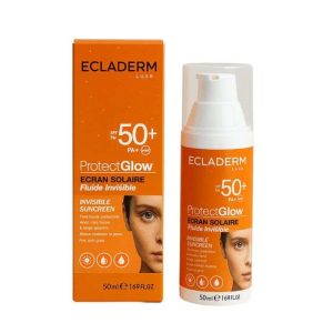 ECLADERM LUXE PROTECT GLOW ECRAN SOLAIRE SPF50+ FLUIDE INVISIBLE 50ML