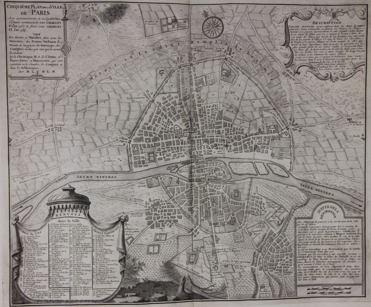 Atlas illustrant l’évolution historique de la ville de Paris – Image 3