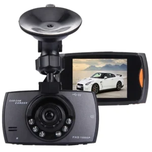 DVR 2,7 pouces grand angle 120 degrés, vision nocturne, détection de mouvement, carte TF, capteur G