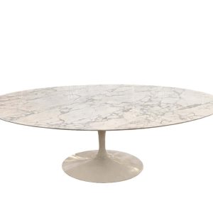 Eero Saarinen,& éditions – Knoll: table ovale 244 cm, Arabescato
