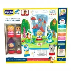 CHICCO Fabulous Creastorie, Gioco Narrativo Parlante Educativo, Sviluppo Abilità Linguistiche, Metodo Montessori, Gioco per Bambini 2-6 Anni