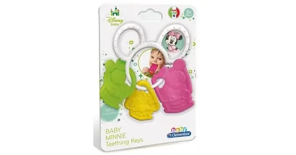 Clementoni Chiavi Morbide Disney, Gioco Dentizione Neonati 3+ Mesi