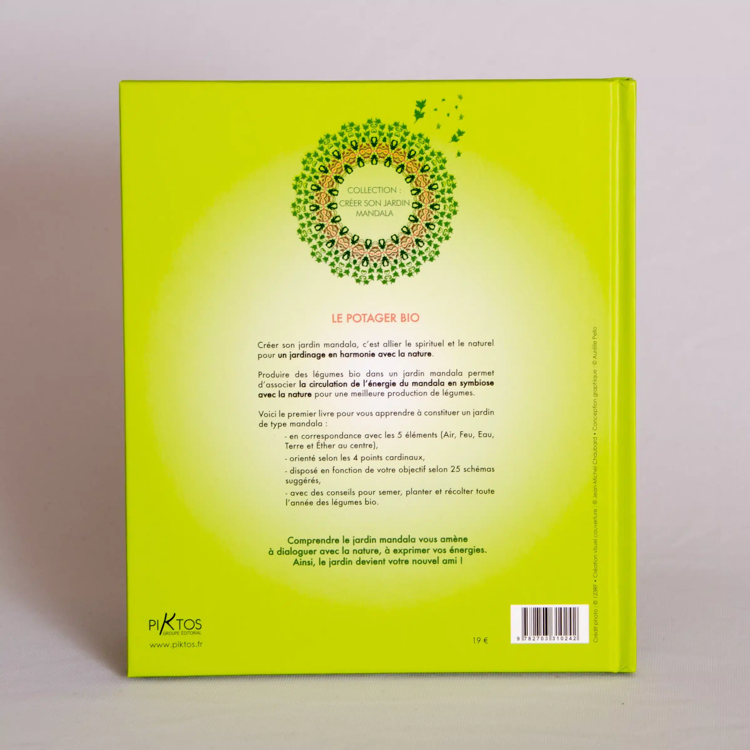 Créer son jardin Mandala – Le potager bio – LIVRE – François Renouf De Boyrie- Dangles – Image 4