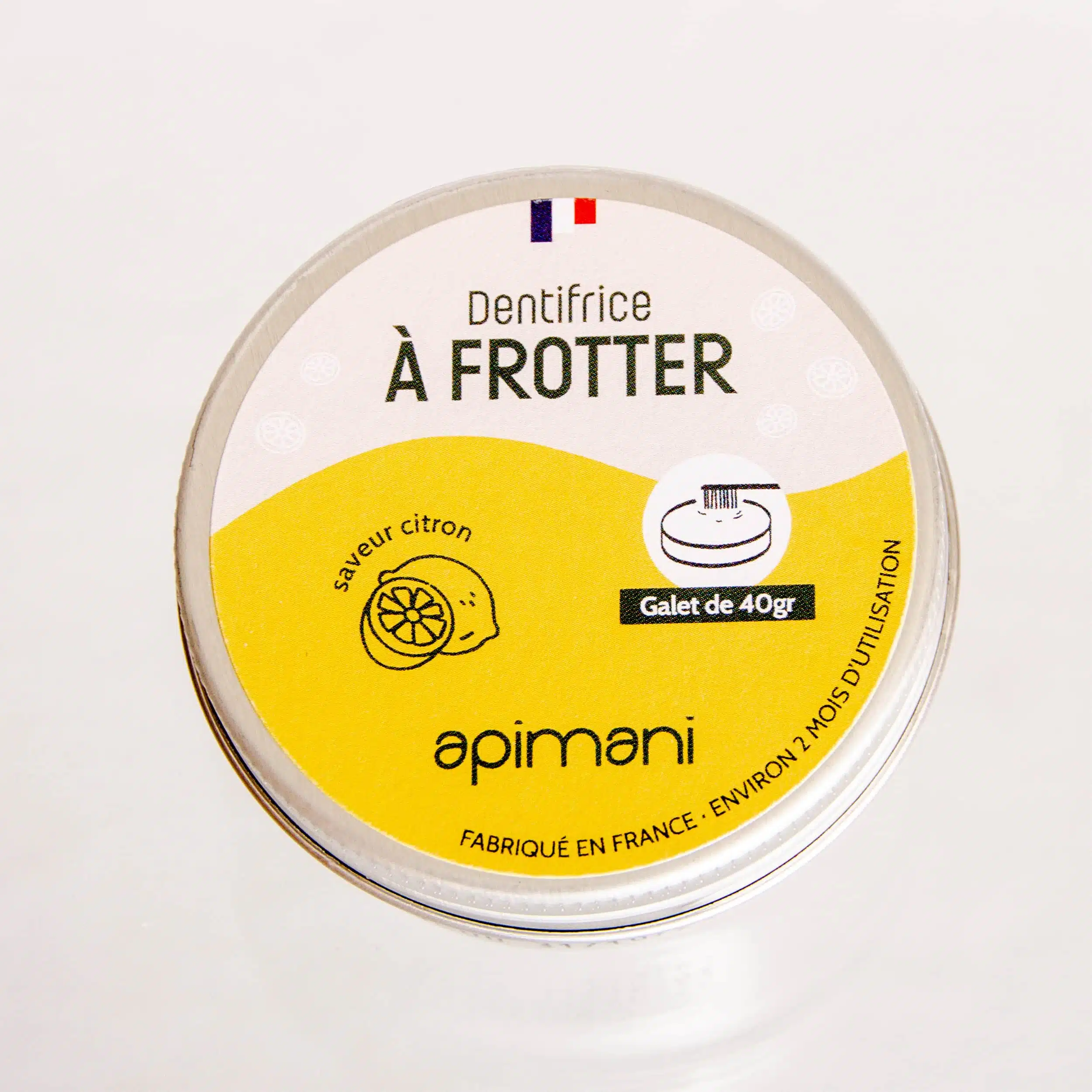 Dentifrice solide à frotter | Menthe poivrée – APIMANI – Image 5