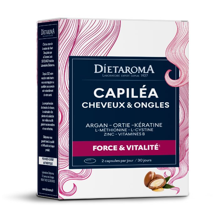 DIETAROMA CAPILEA FORTI CHEVEUX ET ONGLES 60 CAPSULES – Image 2