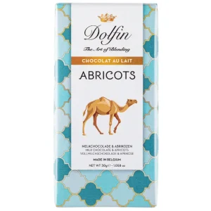 Mini Tablette De Chocolat Lait – Carnet De Voyage ( Dolfin ) – Abricots