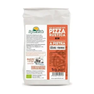 Pizza Rustica – Mix di Farine Macinate a Pietra