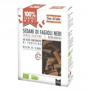 Sedani Di Fagioli Neri Bio Fior Di Loto 250g