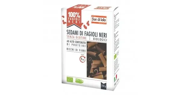 Sedani Di Fagioli Neri Bio Fior Di Loto 250g
