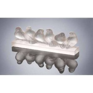 René Lalique – Barre Groupe de Six Moineaux,1933